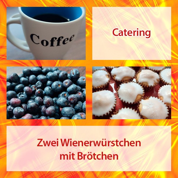 Zwei Wienerwürstchen mit Brötchen