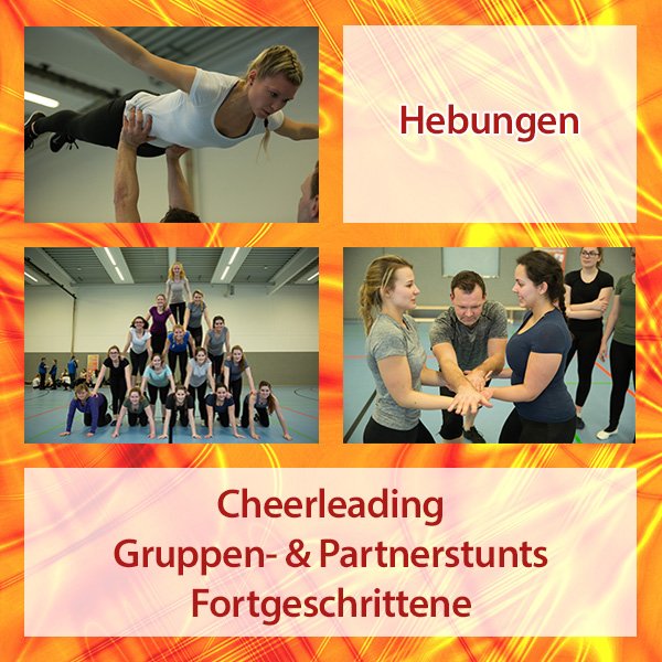 Cheerleading Gruppen- & Partnerstunts Fortgeschrittene