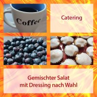 Gemischter Salat mit Dressing nach Wahl