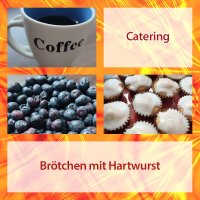 Brötchen mit Hartwurst